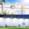 CLAONER 168 LED Solar Power Wall Lights PIR Motion Sensor Outdoor Security Lamp