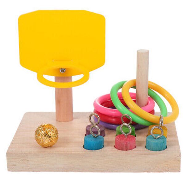 Bird Foraging Toys Pet Supply Parrot Basketball Toy Bird Chew Toy Bird Cage Toy