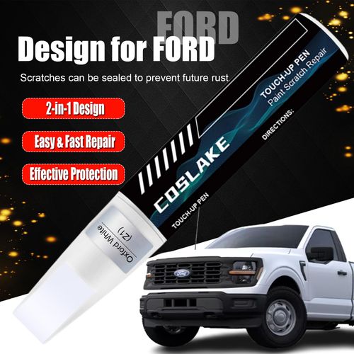 COSLAKE Car Touch Up Paint(Eruption Green Metallic(FA/M7476)) for Ford, Car Paint Scratch Repair Kit, Quick & Easy Solution to Repair, 2 in 1 Scratch Remover Pen with 2PCS Disposable Micro Applicators