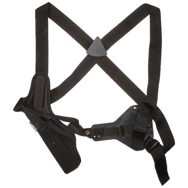 Uncle Mike's Black Kodra Nylon Sidekick Vertical Shoulder Holster (Size 3, Right-Hand)