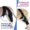 ZIGTAIL Dog ACL Knee Brace, Supportive Canine Leg Wrap, Black (S)