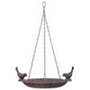 Fallen Fruits FB377 Ltd Hanging Bath with (2 Birds), Brown