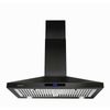 30 inch Kitchen Wall-Mounted Range Hood 350CFM Touch Panel New Easy Clean LED