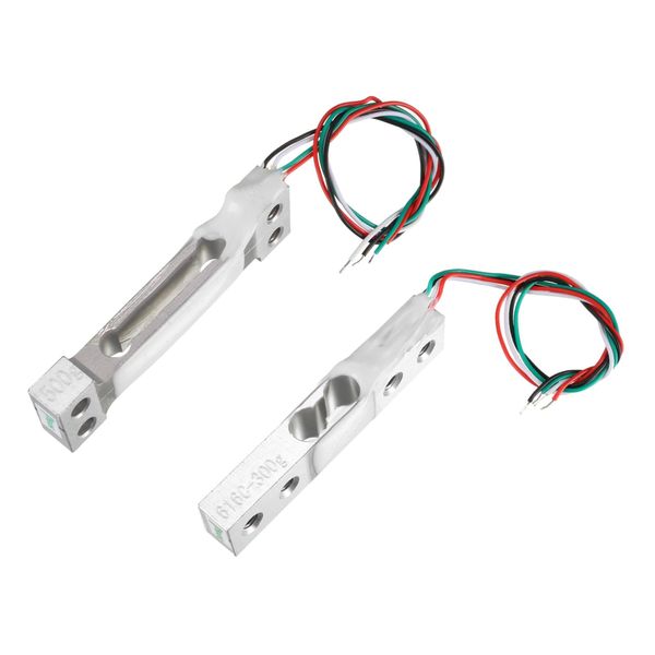 QUARKZMAN 2 Stk. Wägezelle 500g 300g Aluminum Wägesensor für elektronische Waagen Silber