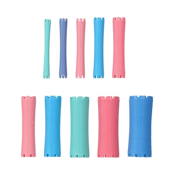 NOLITOY 100pcs Perm Stick Heating Hair Rollers Hairdressing Perm Tools Curl Sponge Hair Roller Plastic Perming Rods No Wave Curling Iron Perm Kit Man Abs Curling Tool Third Gear