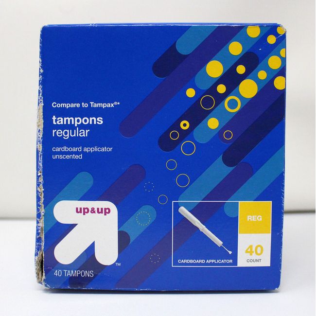 Up & Up Tampons Regular Cardboard Applicator Ubscented 40 Count