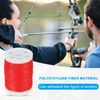 PATIKIL Archery Bowstring Serving Thread Jig 131 Yard/120 Meter Diameter 0.02"/0.4mm Bowstring Thread Peep Sight Knock Compound Recurve Bow Red