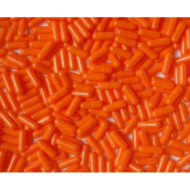 DR T & T 1000 Empty Gelatine gelatin orange capsules capsule size 2 size2 eu product with certificate