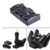 DC 5V Controller Charging Dock Dual Mini USB Ports & LED Light Indicator 2 in 1 Charging Stand Fits PS 3 Controllers