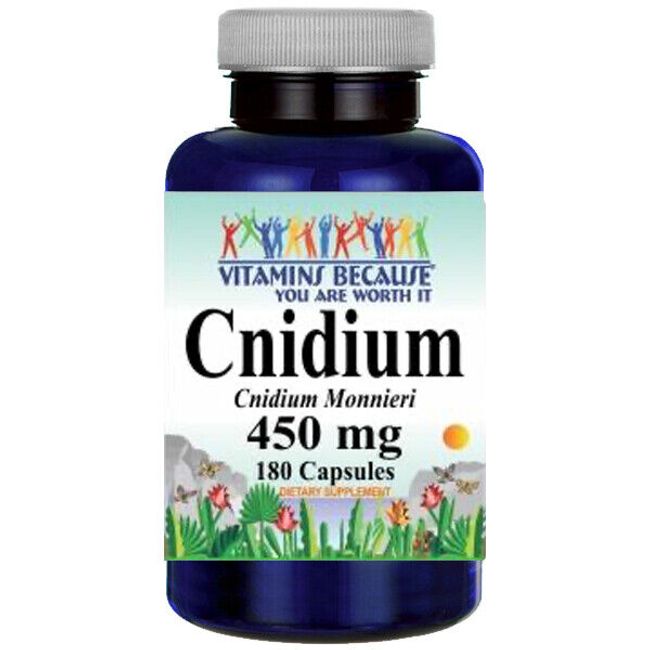 Cnidium Monnieri 450mg 180 Capsules by Vitamins Because -She Chuang Zi