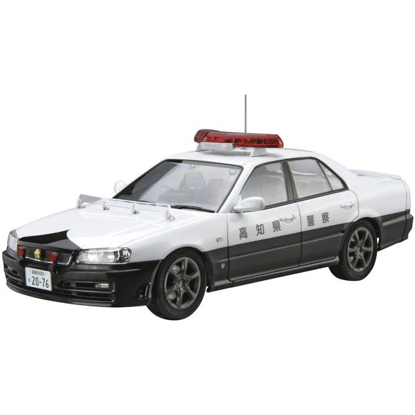 Aoshima Bunka Kyozai 1/24 The Model Car Series SP Nissan ER34 Skyline Patrol Car 2001 Plastic Model