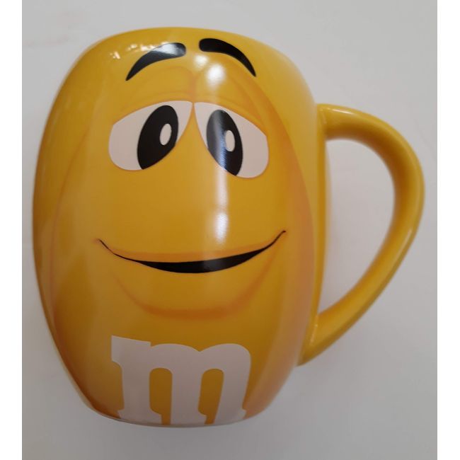 Funky Yellow Letter M Coffee Mug for Sale by D-Spot Shop