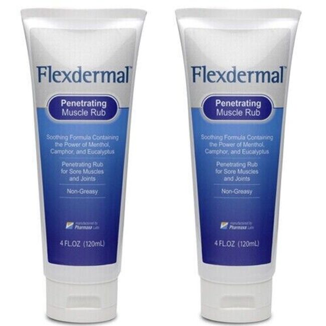 2 Tubes Flexdermal Pain Relief Arthritis Stiffness Swelling Muscle Soreness Join