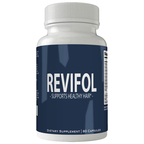 Revifol Hair Skin and Nails Supplement - Advanced Unique Hair Growth Vitamins and Minerals with Biotin - Gluten Free 60 Capsules - Hair Lash Skin and Nails Extra Strength Formula Growth Booster