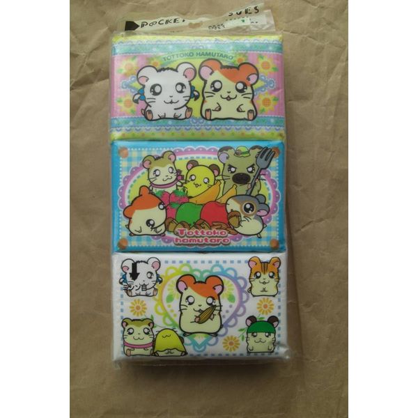 Hamtaro Pocket Tissue Pack of 6