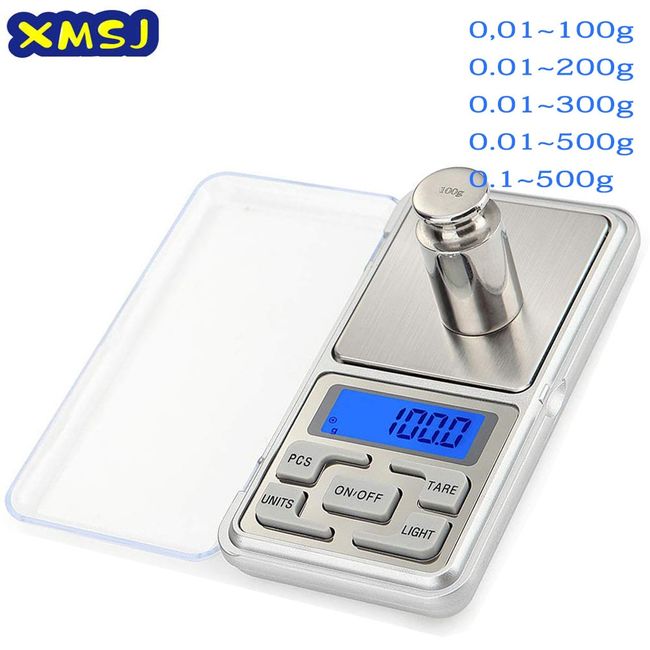 Gram Scale Digital Kitchen Scale Mini Pocket Pro Size 500g x 0.01g