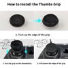 PlayVital PS5 Controller Cover, Ergonomic Soft Controller Silicone Grip Case Compatible with PS5 Controller, Thumb Stick Cap for PS5 Controller, Can Be Used for Charging Stand (Mecha Edition - Cherry