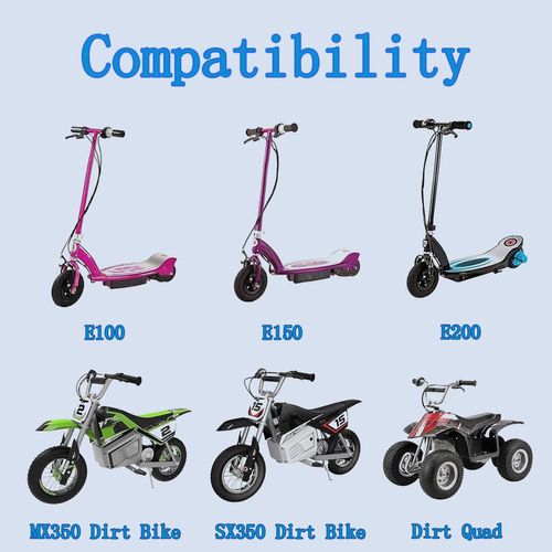 Charger for Razor MX350 Dirt Bike Electric Scooter E100 E175 E200 E200S E300 E300S E500 Pocket Mod, Sports Mod and Dirt Quad, 24V W13112099014 Battery Replacement 6.5Ft Adapter Power Cord