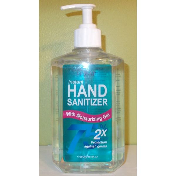 Mosaic Instant Hand Sanitizer with Moisturizing Gel 16 oz Pump Bottle