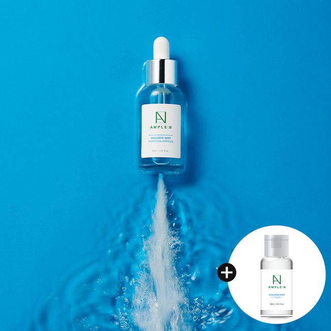 [Mini Toner Giveaway] Ampoule N Hyaluronic Shot Luminous Moisture Ampoule 30ml Inner Moisture Natural Light Glow Serum