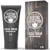 Viking Revolution Microdermabrasion Face Scrub for Men - Facial Cleanser for Skin Exfoliating, Deep Cleansing, Removing Blackheads, Acne, Ingrown Hairs - Men's Face Scrub for Pre-Shave (1 Pack)