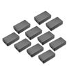 sourcingmap 10pcs 60 x 36 x 17mm Electronic Plastic DIY Junction Box Enclosure Case Black