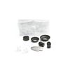 ADC 641BK Adscope Model 641 Sprague Stethoscope with 5 Interchangeable Chestpiece Options, Black