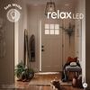 GE Relax LED Light Bulbs, 40 Watt, Soft White, G25 Globe Bulbs, Clear, Medium Base (2 Pack)