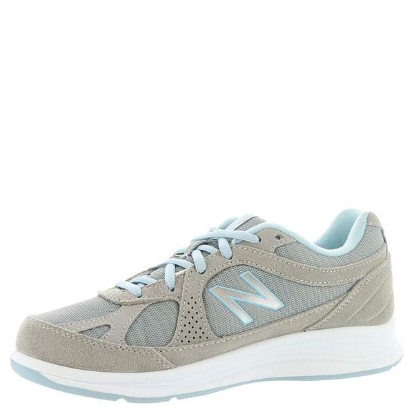 New Balance Women's 877 V1 Walking Shoe , Silver, 9 Wide