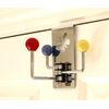 ASPECT Over The Door Hooks Hanger with 3 Ceramic Rotating Hooks (Multi Colour Balls)