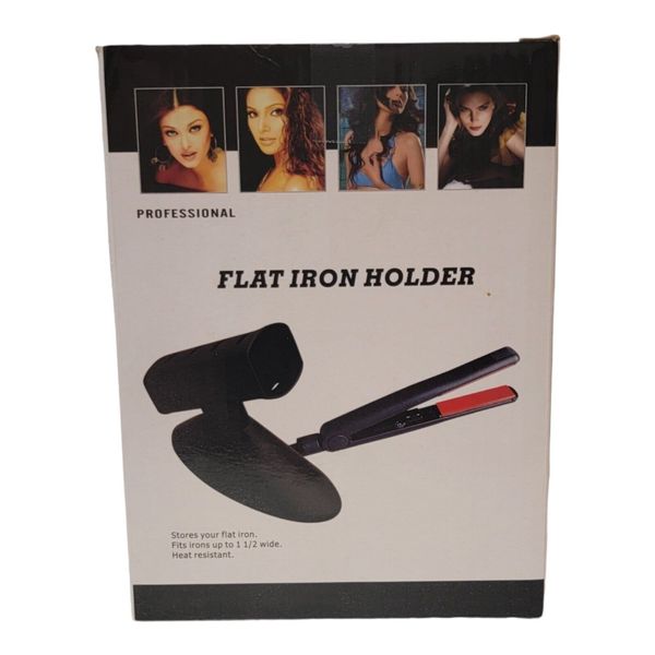 New In Open Box Sealed Flat Iron Holder Professional Heat Resistant