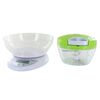High Speedy Design Vegetable Fruit Manual Chopper Gutters+ Kitchen Food Scale