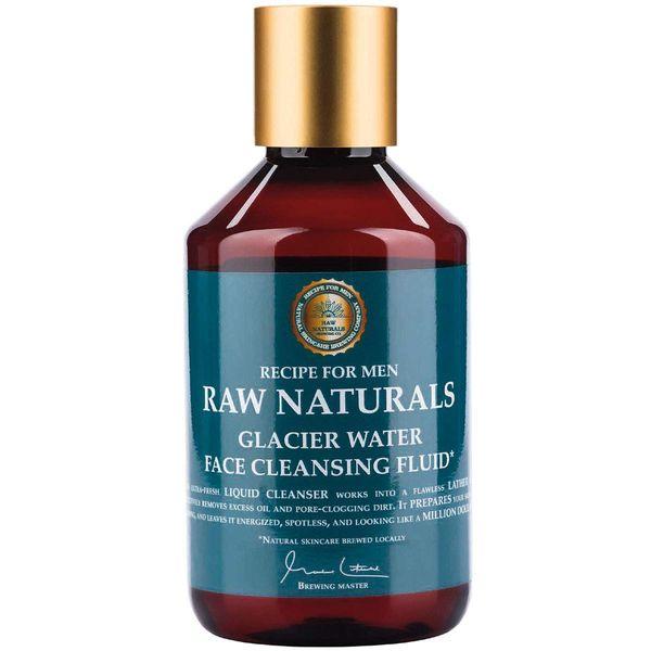 Recipe for Men Raw Naturals Ultra Fresh Face Cleansing Fluid, Removes Excess Oil and Pore Clogging Dirt 250ml