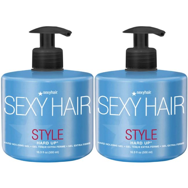 Style Sexy Hair Hard Up Holding Gel 16.9 oz Pack of 2