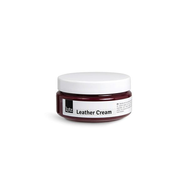 Lutz Leather Cream | Rejuvenating Leather Cream | Restore Leather Shoes, Bags, Jackets and More with Leather Cream in Many Colours 100ml (3.38 fl. Oz) | Made in Europe (111 - Bordeaux)