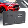 [1 Pack] Car Front License Plate Frames Mounting Bracket Tag Holder Compatible with 12-18 Ford Focus,Matte Black