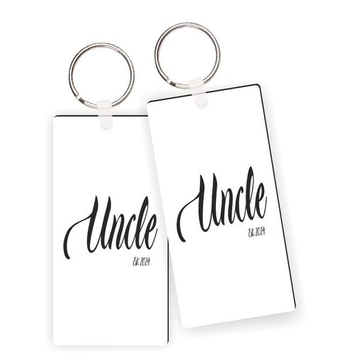 Island Gifting - Wife Est. 2024 Keychains Newlywed Gift new car Keychains with Nickle Split Rings(x2)