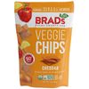 Brad's Plant Based Organic Veggie Chips, Cheddar, 3 Count