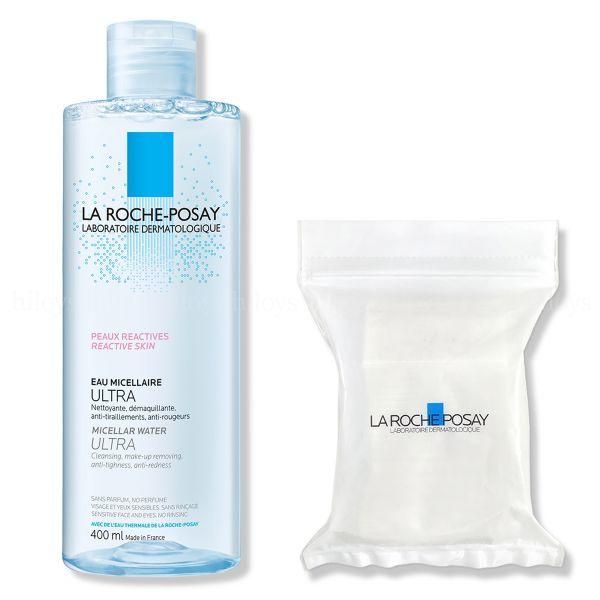 La Roche-Posay Micellar Water Ultra Reactive 400ml Cotton Pads 30 Sheets 1