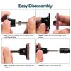 46PCS 2" Roll Lock Surface Conditioning Die Grinder Sanding Discs Set & Holder