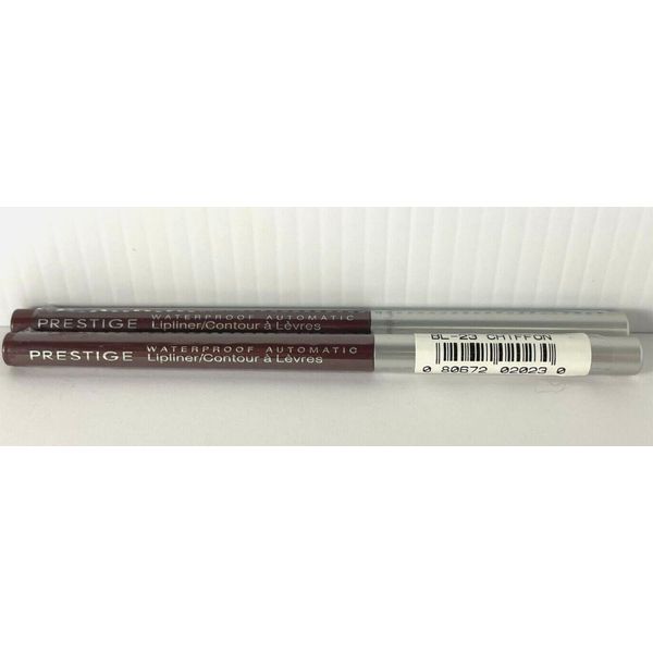 NEW (2) Prestige Waterproof Automatic Lipliner - CHIFFON ORIG **AS-IS