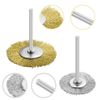 TOVOT 32 PCS(8 Type) Brass Wire Wheel Brushes