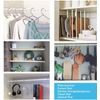 Customizable Spring Tension Rods for Windows & Closet Bars - White, 28-41 Inches