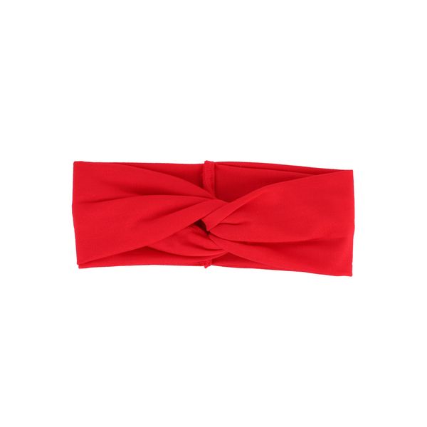 Motique Accessories Red Solid Twist Turband Headwrap Hair Band for Women