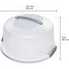 Sterilite 2008004 Cake Server, White (CLEAR, 2)
