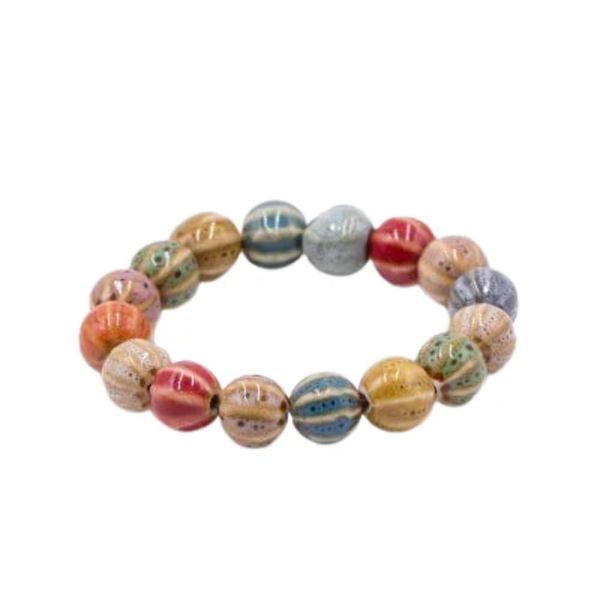 Hemasa Heart Shape ceramic beads bracelets Color 8