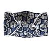 Washable! Japanese pattern, three-dimensional cloth mask, Tortoise Shell pattern (iron navy), Children's size