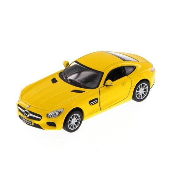 Kinsmart 5" Mercedes Benz AMG GT 1/36 Scale Diecast Model Toy Car Yellow