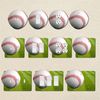 Off The Wall Plates - Baseball Decorative Acrylic Cover - Triple Blank Cover