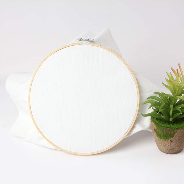 OUNONA Bamboo Embroidery Frame, Embroidery Hoop, Embroidery Frame, Good Fixation, Cross Stitch Tool, Art DIY, Size 13.4 inches (34 cm)